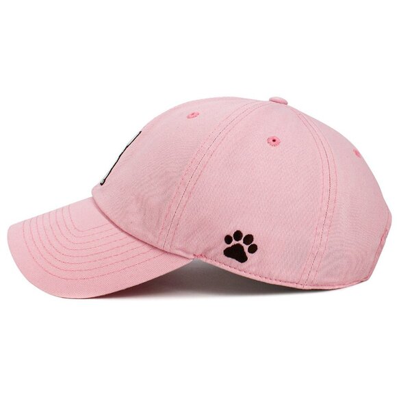 French Bulldog Embroidered Baseball Cap Pink Beige Black Dog Lovers Frenchie Pet - Picture 5 of 7